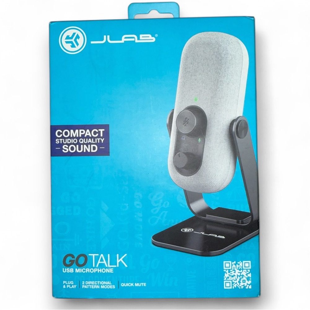 JLab Go Talk USB Microphone,USB-C Output,Plug & Play